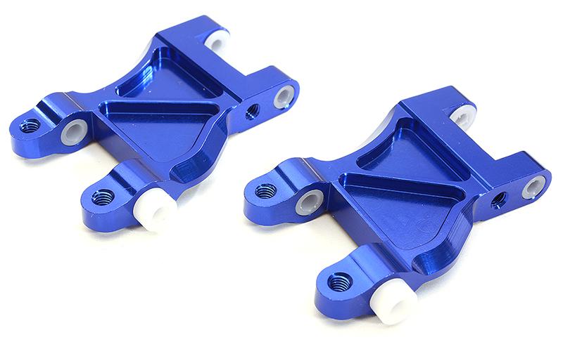 C28638BLUE Billet Machined Alloy Rear Suspension Arms for Tamiya 1/10 M-07 - Image 1