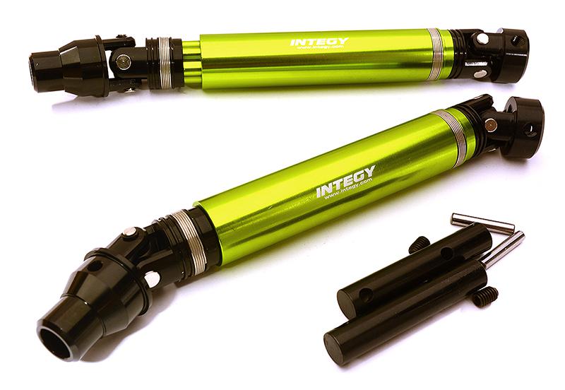 C28727GREEN Billet Machined Alloy Universal Drive Shafts for Traxxas 1/10 E-Revo 2.0 8650 - Image 1