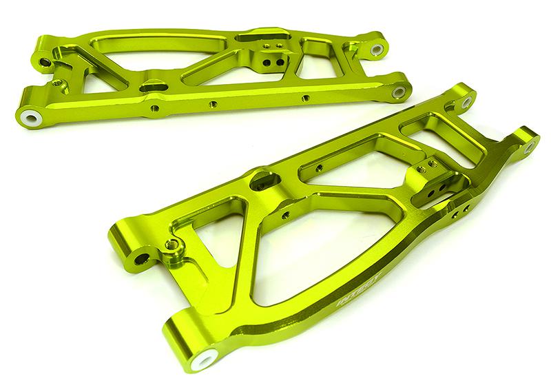 C28732GREEN Billet Machined Rear Lower Suspension Arm for Arrma 1/8 Kraton 6S BLX AR330249 - Image 1