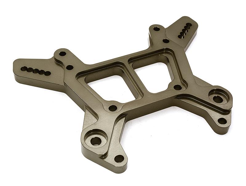 C28736GREY Billet Machined Grey Front Shock Tower for Arrma 1/8 Kraton 6S BLX AR330220 - Image 1