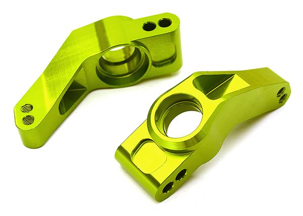 C28742GREEN Billet Machined Rear Hub Carriers for Traxxas 1/10 Rustler 4X4 1952 - Image 1