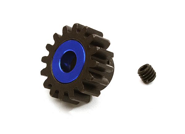 C28749BLUE Machined 5mm Bore 16T Pinion Gear for Arrma 1/8 Kraton 6S BLX (MOD1) ARA310963 - Image 1