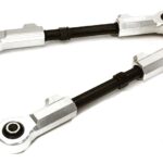 Billet Machined Silver Rear Upper Suspension Linkages for Losi 1/5 DBXL-E 2.0