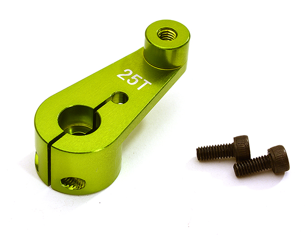 C28808GREEN Billet Machined 25T Servo Arm for Arrma 1/8 Kraton 6S BLX AR340073 - Image 1
