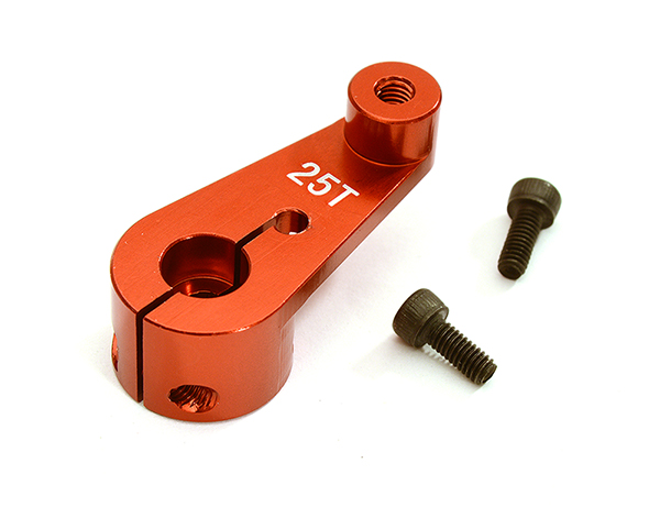 C28808RED Billet Machined 25T Servo Arm for Arrma 1/8 Kraton 6S BLX AR340073 - Image 1