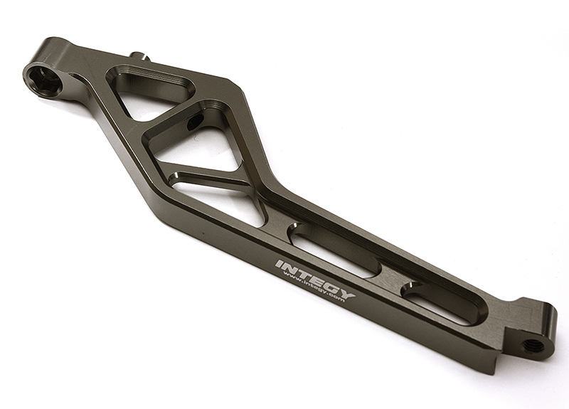 C28810GREY Billet Machined Front Chassis Brace for Losi 1/5 Desert Buggy XL-E - Image 1