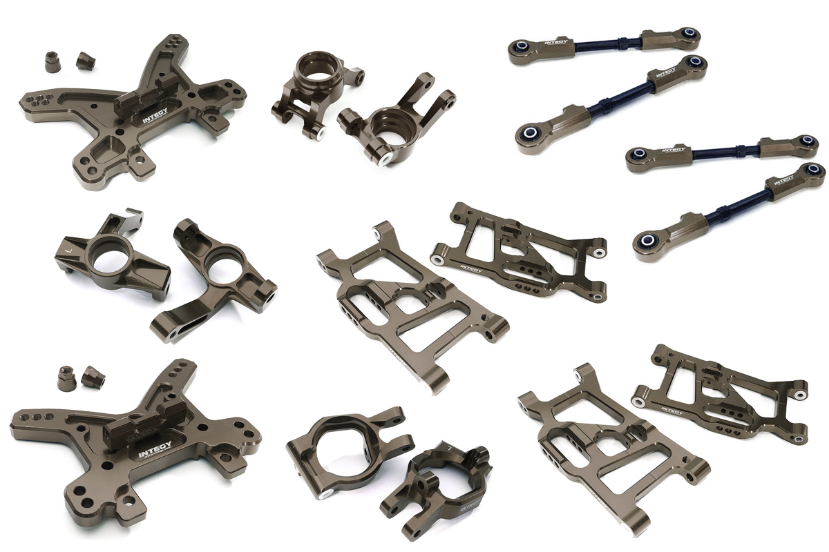 C28832GREY Billet Machined Conversion Kit for Losi 1/5 Desert Buggy XL-E 1.0 - Image 1