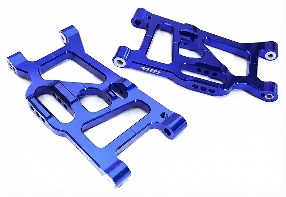 C28833BLUE Billet Machined Lower Suspension Arms for Losi 1/5 Desert Buggy XL-E & 2.0 - Image 1