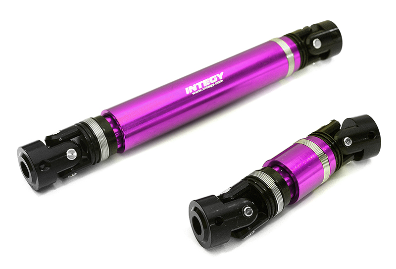 C28840PURPLE Billet Machined Alloy Center Drive Shafts for Traxxas 1/10 E-Revo 2.0 8655 8658 - Image 1