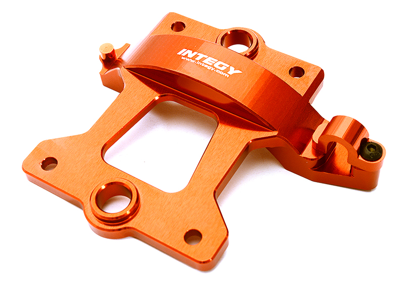 C28858RED Machined Center Diff Top Brace Gear Cover for Losi 1/5 Desert Buggy XL-E & 2.0 - Image 1