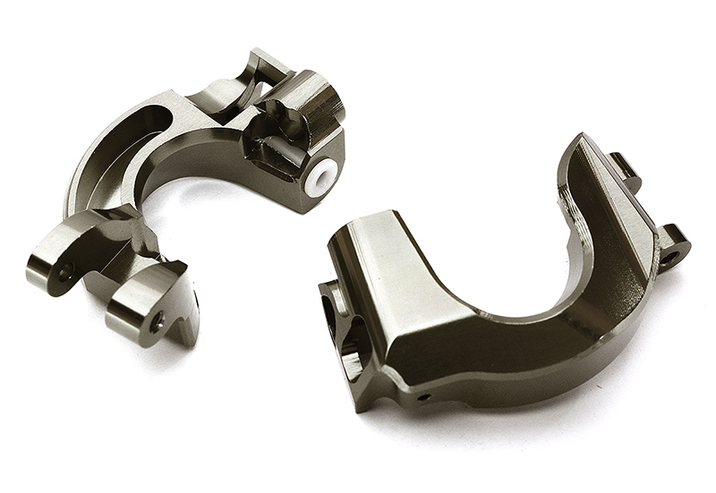 C28866GREY Billet Machined Caster Blocks for Arrma 1/10 Granite 4X4 3S BLX AR330442 - Image 1