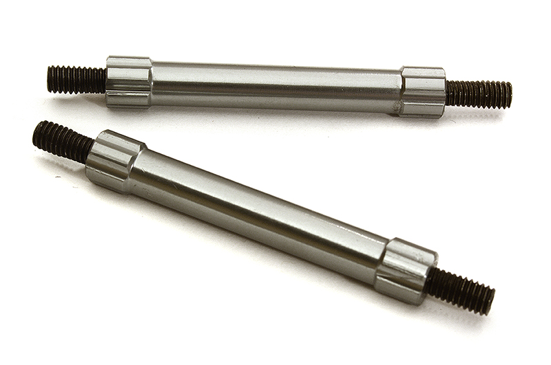 C28877GUN Billet Machined 45mm Aluminum Linkages (2) M4 Threaded for 1/10 Scale Crawler - Image 1