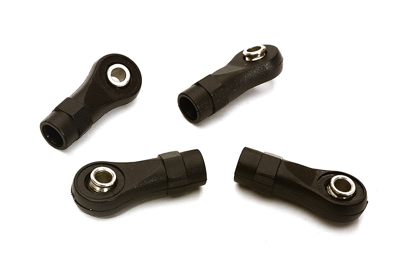 C28902 M4 Size Straight 25mm length Ball Ends Type Tie Rod Ends, w/ 3mm Ball Links - Image 1