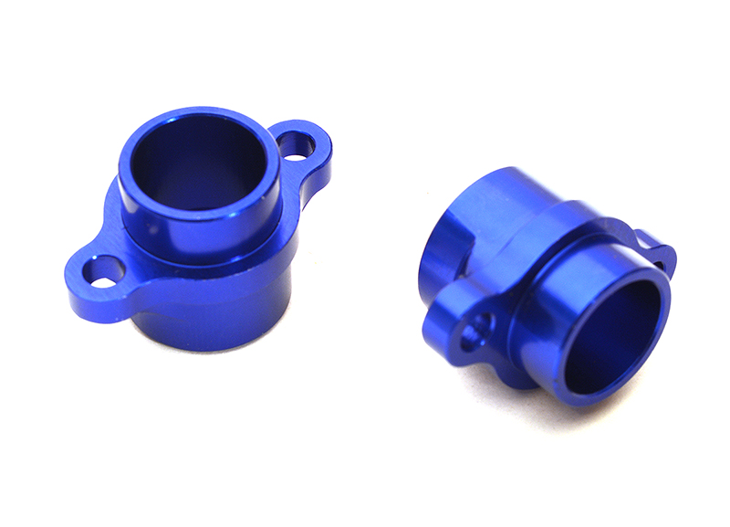 C28962BLUE Billet Machined Rear Hub Carriers for Tamiya T3-01 Dancing Rider - Image 1