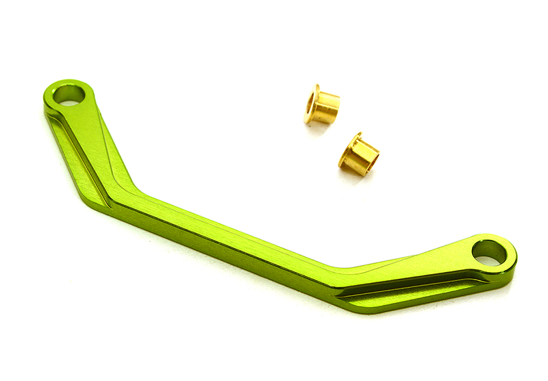 C28974GREEN Billet Machined Steering Link for Tamiya T3-01 Dancing Rider - Image 1