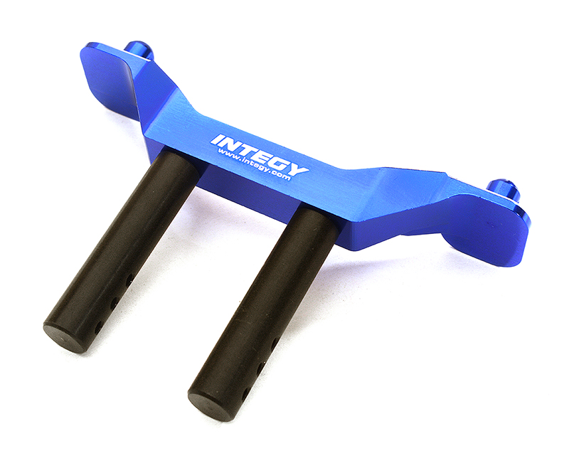 C28980BLUE Machined Rear Body Mount for Arrma 1/10 Granite Voltage 2WD Mega Truck AR320385 - Image 1