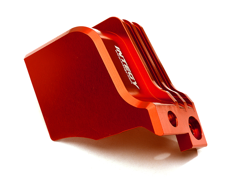 C28983RED Billet Machined Motor Gear Cover for Losi 1/5 Desert Buggy XL-E & 2.0 - Image 1