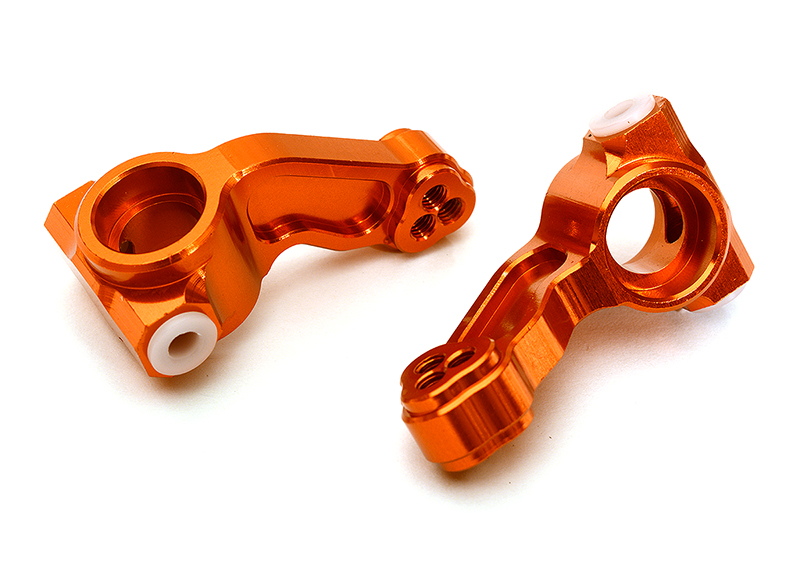 C28985ORANGE Billet Machined Steering Knuckles for Arrma 1/10 Granite Voltage 2WD AR330432 - Image 1