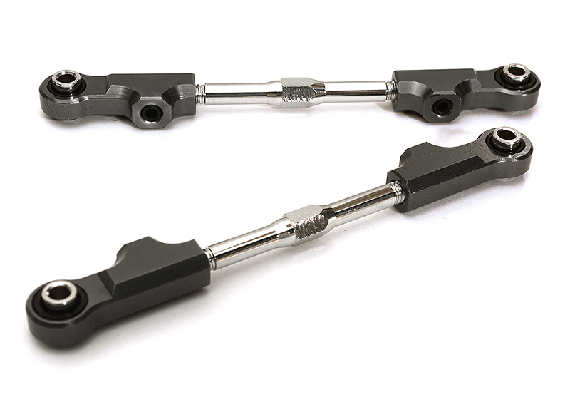 C28988GREY Machined Rear Upper Links for Arrma 1/10 Granite Voltage 2WD Mega Truck AR330431 - Image 1