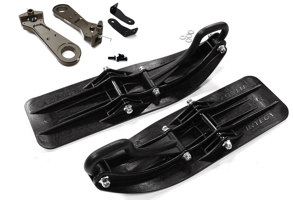 C29016GREY Front Sled Ski Attachment Set for Losi 1/5 Desert Buggy XL-E & 2.0 (for RWD) - Image 1