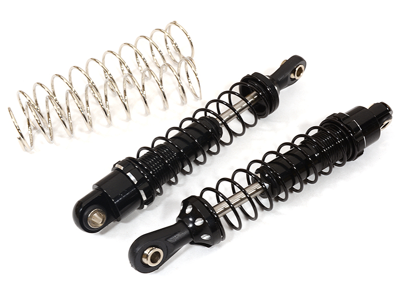 C29041BLACK Billet Machined Shock Set (2) for 1/10 Scale Off-Road R/C (L=80mm) - Image 1