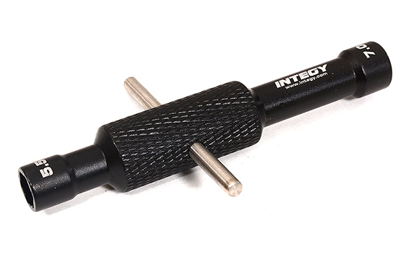 C29061BLACK Dual Size Hex Socket Wrench 5.5mm + 7mm - Image 1