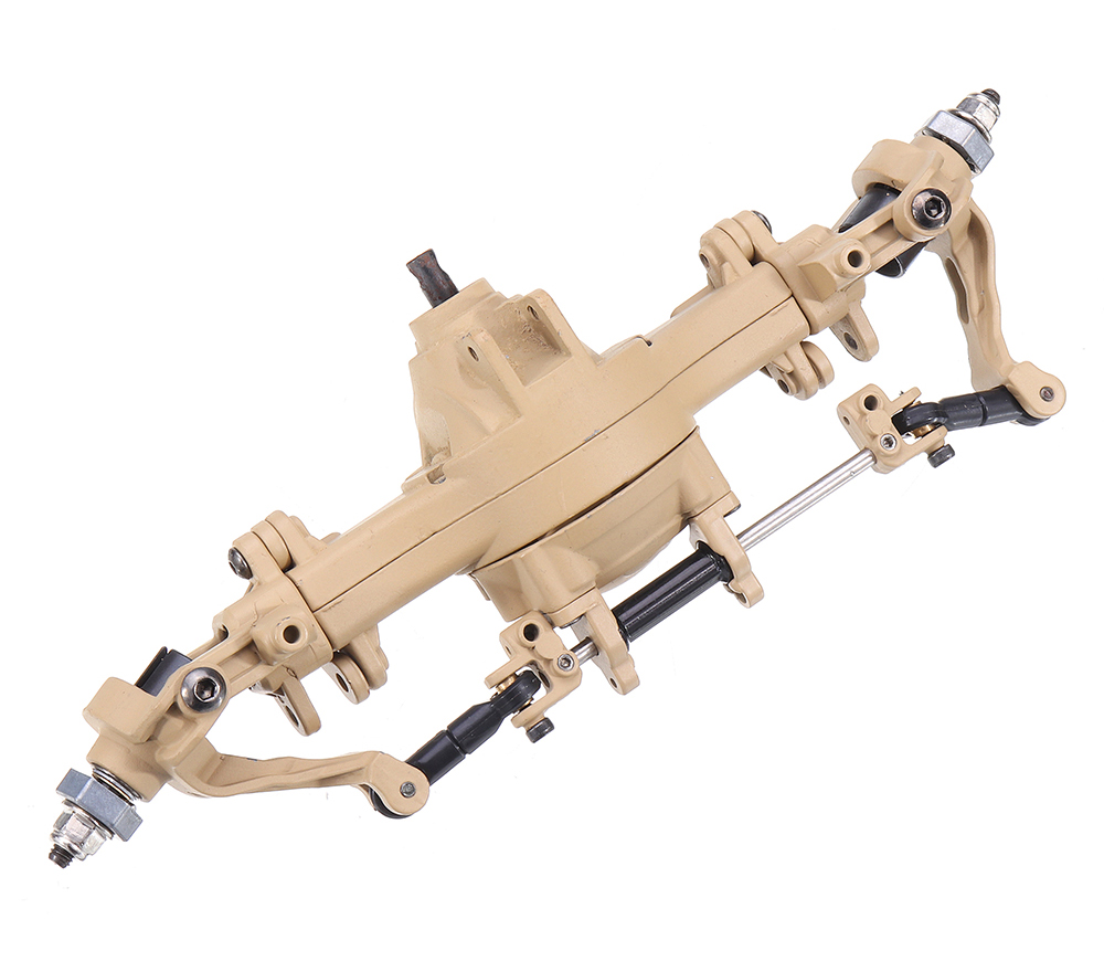 C29119 Front Axle Assembly 8ASS-P0020 Yellow for HG-P801 1/12 8X8 RC Military Truck - Image 1