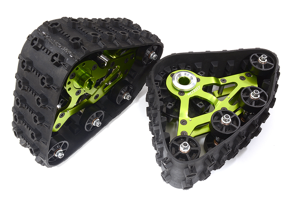 Green Snowmobile & Sandmobile (2) for Arrma 1/10 Granite Voltage 2WD Mega Truck