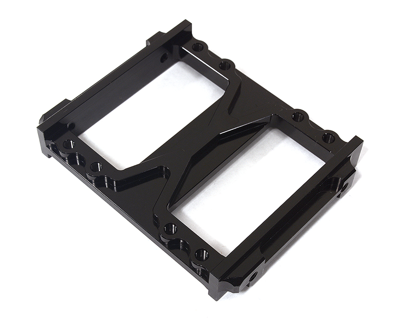C29317BLACK Billet Machined Servo Mount for Element RC 1/10 Scale Enduro Sendero - Image 1