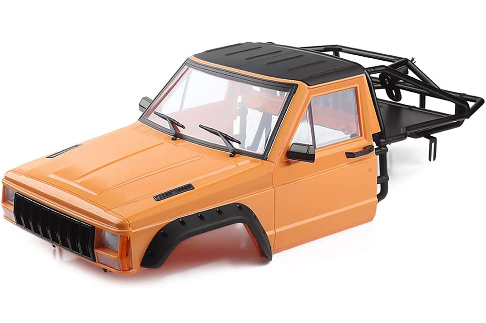 C29334ORANGE Realistic Hard Plastic Scale Body Kit for 1/10 Off-Road Crawler - Image 1