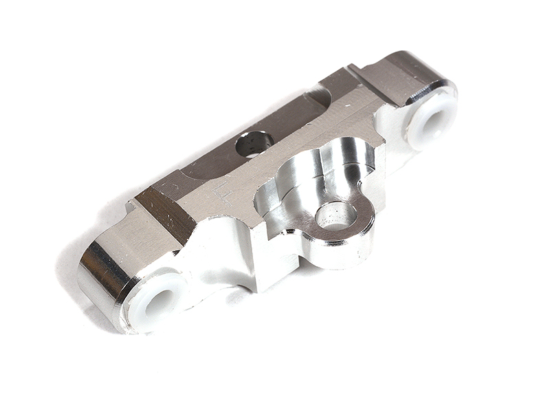 C29356SILVER Billet Machined Silver Front-Rear Arm Brace for Traxxas 1/10 Maxx 4S Truck 8916 - Image 1