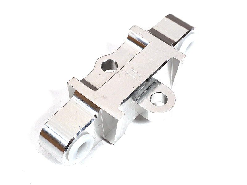 C29357SILVER Billet Machined Silver Rear-Front Arm Brace for Traxxas 1/10 Maxx 4S Truck 8916 - Image 1