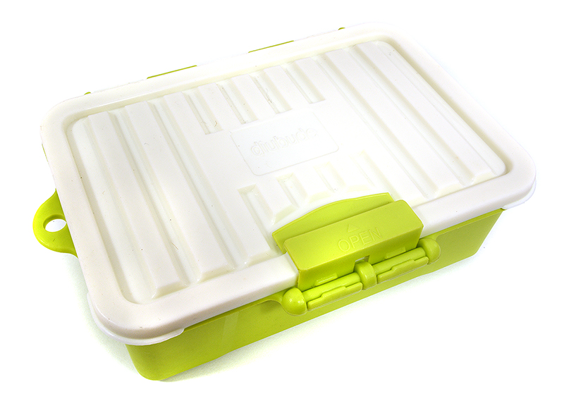 C29440GREEN Realistic Model Scale Plastic Luggage Storage Case 117x83x38mm for 1/10 Crawler - Image 1