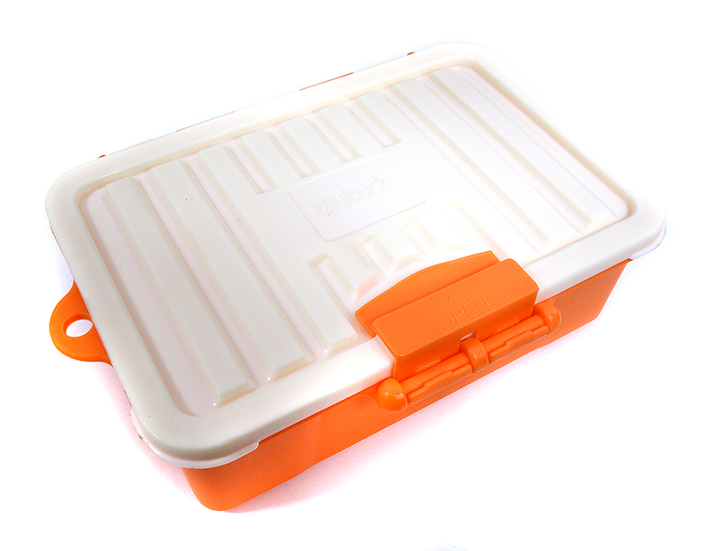 C29440ORANGE Realistic Model Scale Plastic Luggage Storage Case 117x83x38mm for 1/10 Crawler - Image 1