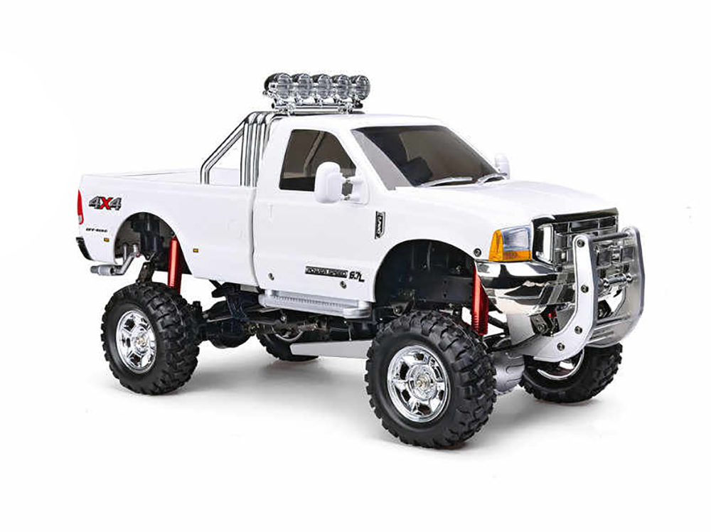 C29452WHITE HG-P410 Realistic 1/10 Scale RC Pickup Truck 4X4 RTR w/ 2.4GHz Radio - Image 1