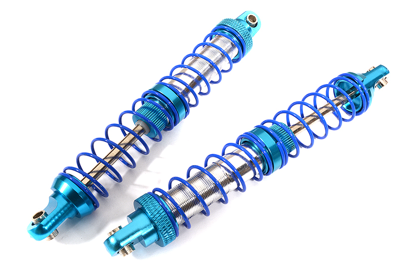 C29485 Realistic Dual Spring Shock Set (2) for 1/10 Scale Off-Road R/C (L=100mm) - Image 1