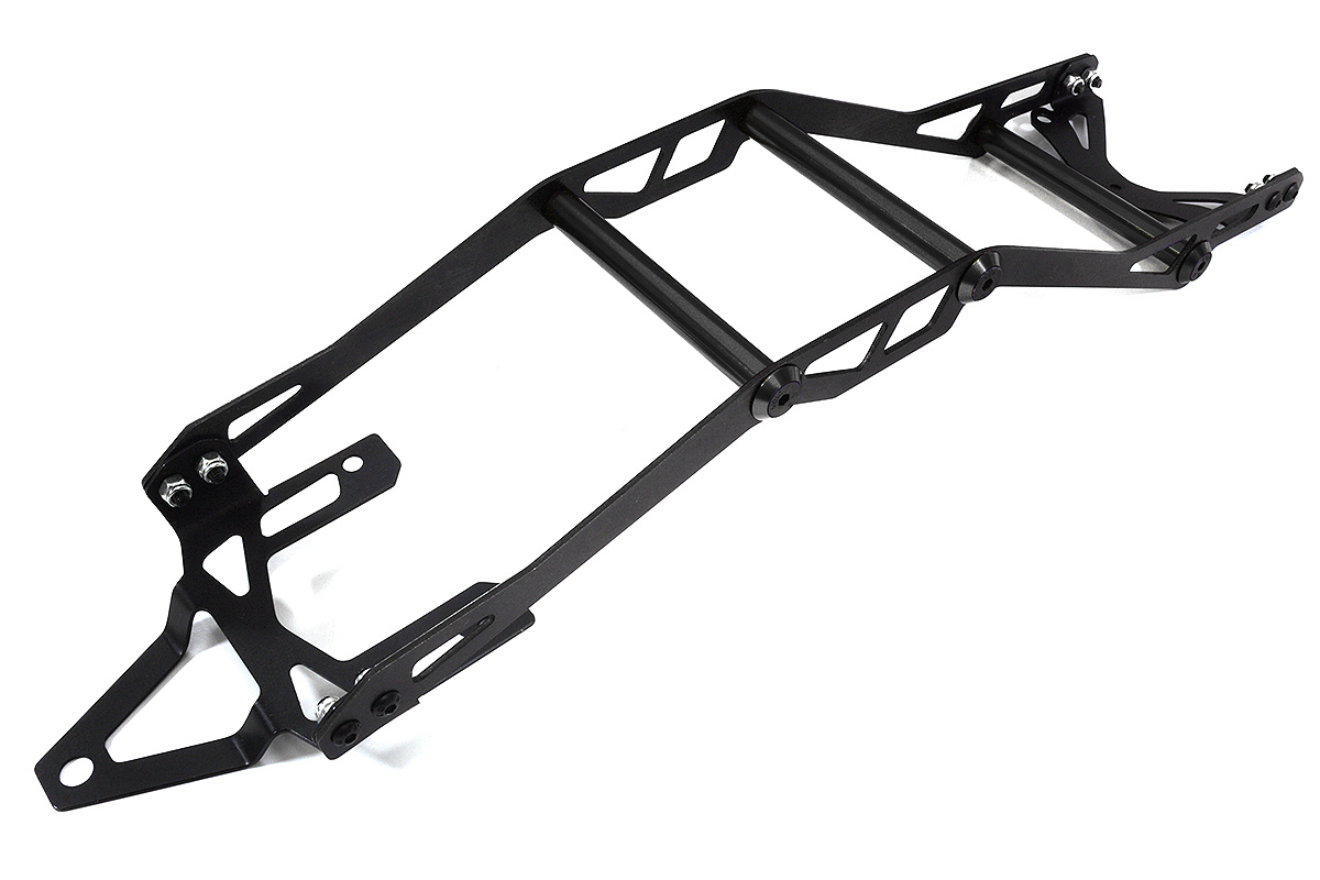 C29593BLACK Alloy Metal Exo-Skeleton Body Roll Cage Kit for Traxxas 1/10 Rustler 4X4 6718 - Image 1
