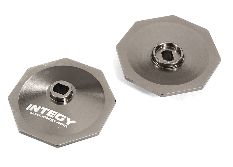C29601GREY Billet Machined Spur Gear Hubs for Element RC 1/10 Scale Enduro Sendero - Image 1