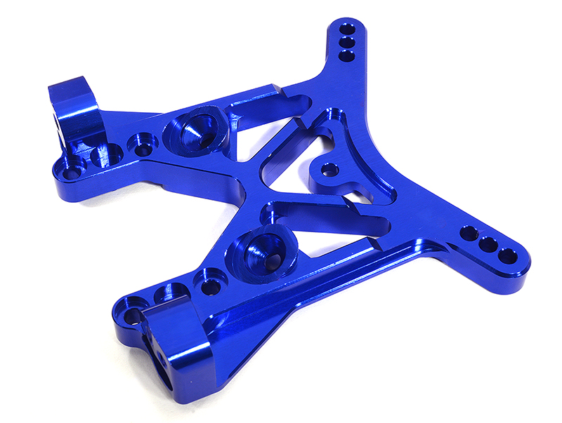 C29613BLUE Billet Machined Alloy Front Shock Tower for Associated DR10 Drag Race Car RTR - Image 1