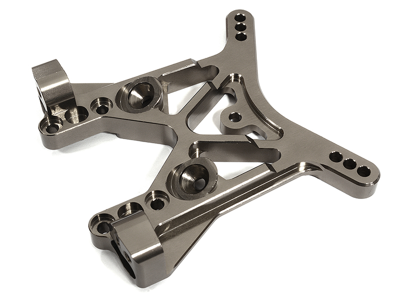 C29613GREY Billet Machined Alloy Front Shock Tower for Associated DR10 Drag Race Car RTR - Image 1
