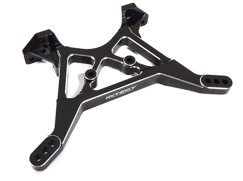 C29614BLACK Billet Machined Alloy Rear Shock Tower for Associated DR10 Drag Race Car RTR - Image 1