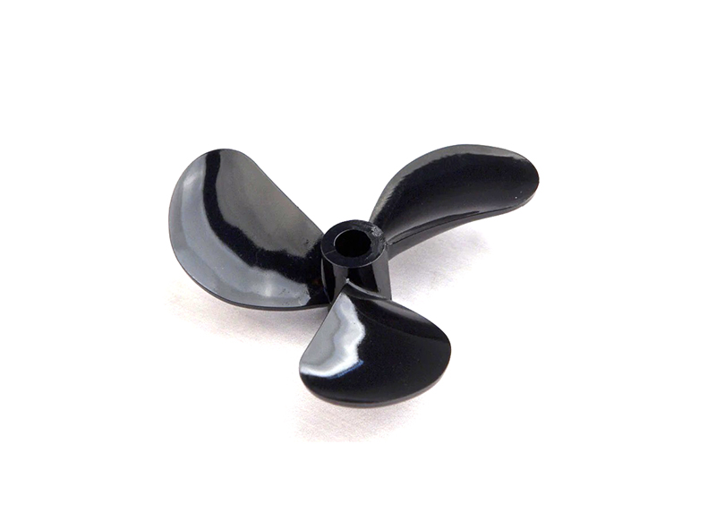 Plastic 3-Blade RC Boat Propeller 28mm Diameter 3mm Shaft for Model Boats