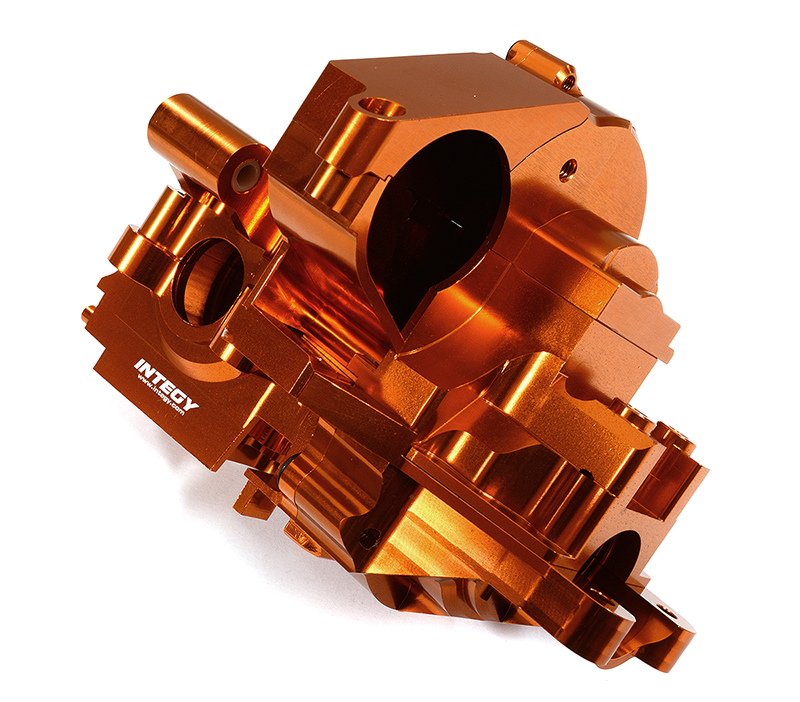 Orange Billet Machined Rear Bulkhead & Gear Covers for Traxxas 1/10 Maxx 4S 8928