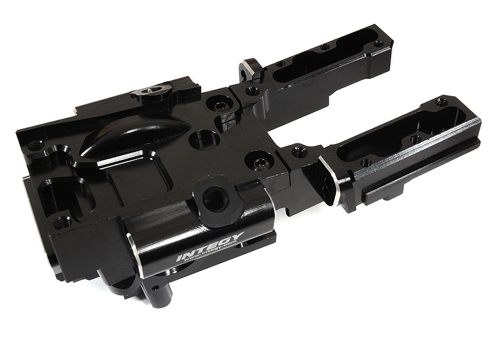 Black Billet Machined Front Bulkhead for Traxxas E-Revo 2.0 (1/10 Scale) 8630