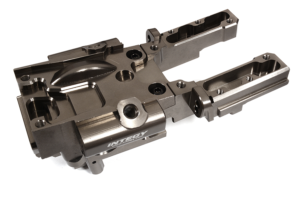 Billet Machined Aluminum Front Bulkhead for Traxxas 1/10 E-Revo 2.0 - Grey 8630