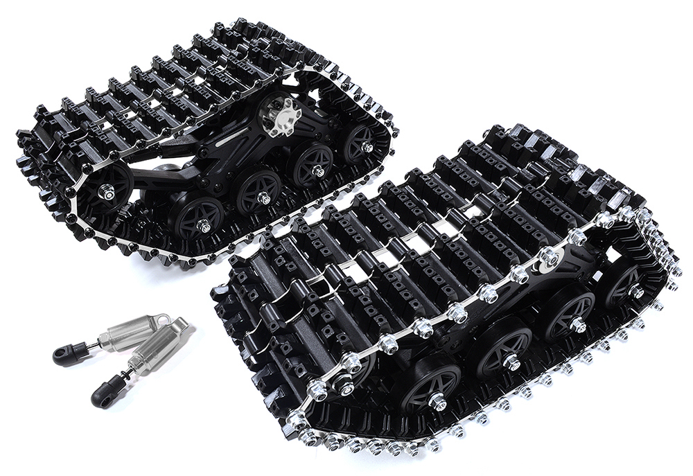 Front Snowmobile & Sandmobile (2) for Traxxas 1/10 Maxx 4S Truck, require C29372