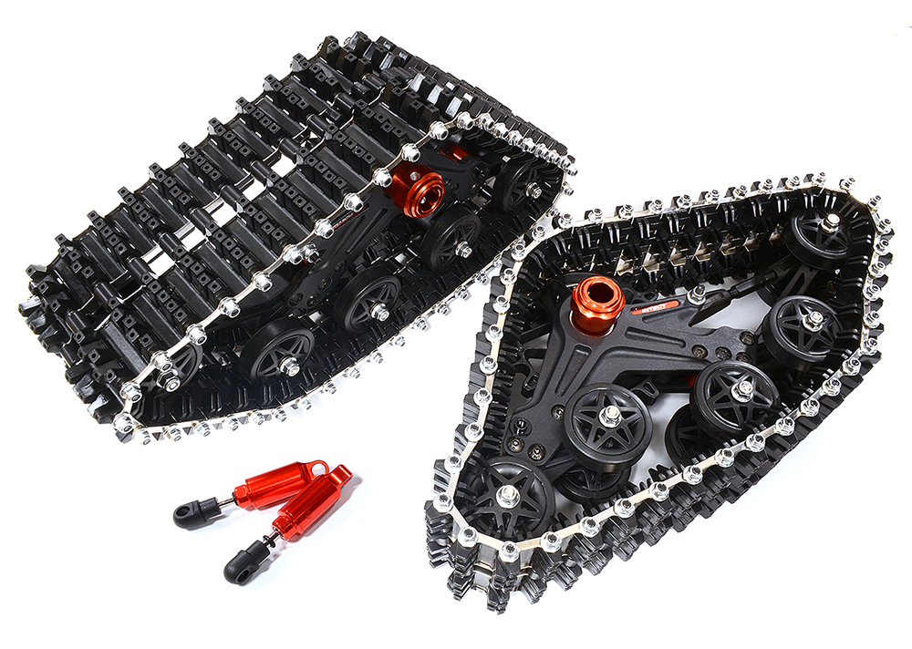 C30000RED Rear Snowmobile & Sandmobile (2) for 1/5 Kraton 4X4 8S BLX Monster Truck - Image 1