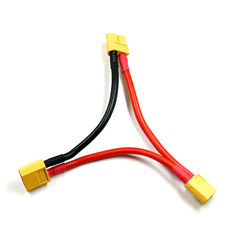 XT60 Series 2-Battery Connector Adapter Wire Harness