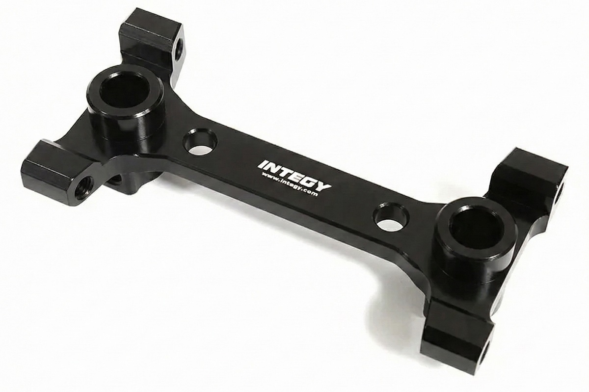 C30052BLACK Billet Machined Rear Shock Tower Brace for Axial 1/10 SCX10 III - Black - Image 1