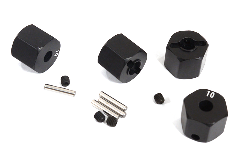 12mm Hex Wheel (4) Hub 10mm Thick for 1/10 Traxxas, Axial, Tamiya, Drift & TC